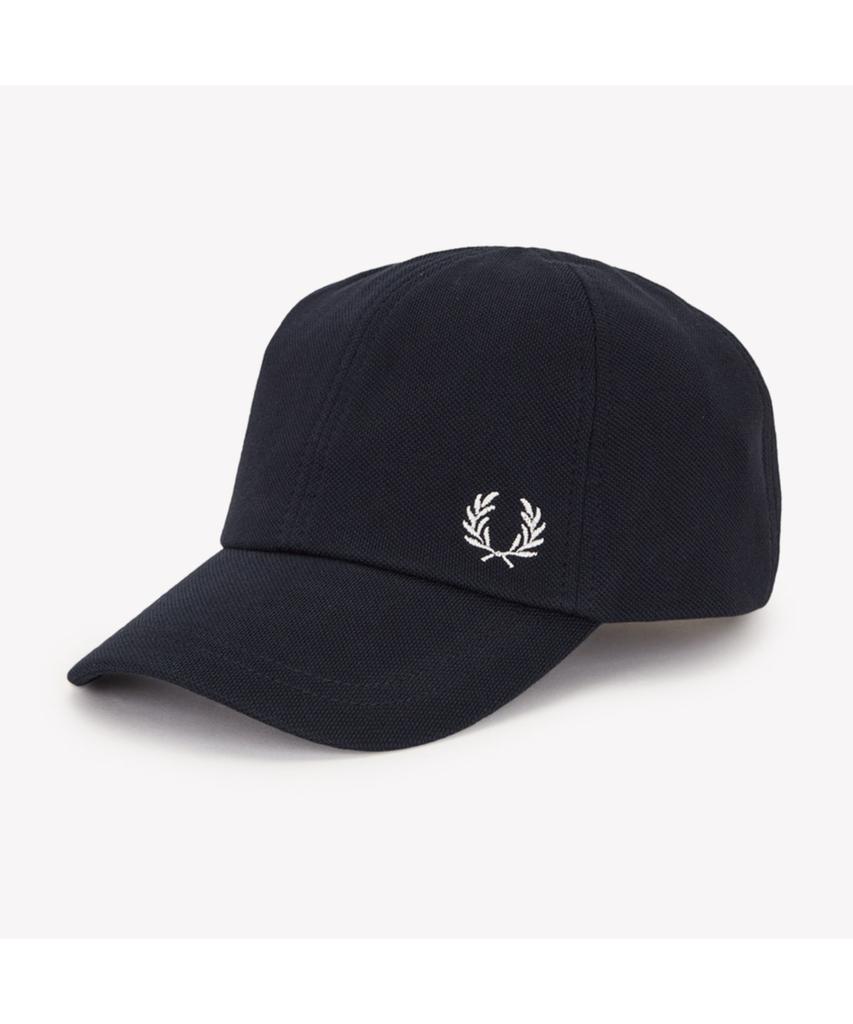 Fred Perry Классическая кепка из пике - Темно-синий/Снежно-белый Cfpu2516726-267