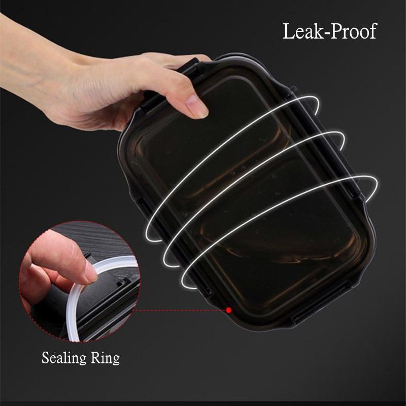 1000 мл двухслойный ланч-бокс из нержавеющей стали 304 с изоляционным мешком, герметичный термоконтейнер для еды для взрослых и студентов