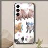 Cute Angel Pig   Phone Case Black Silicone Soft For Samsung Galaxy A73,A72,A71,A70,A53,A52,A51