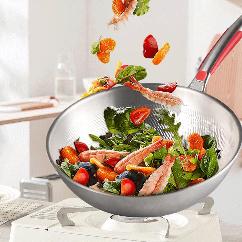 Amos 32cm Pure Titanium Non-stick Wok