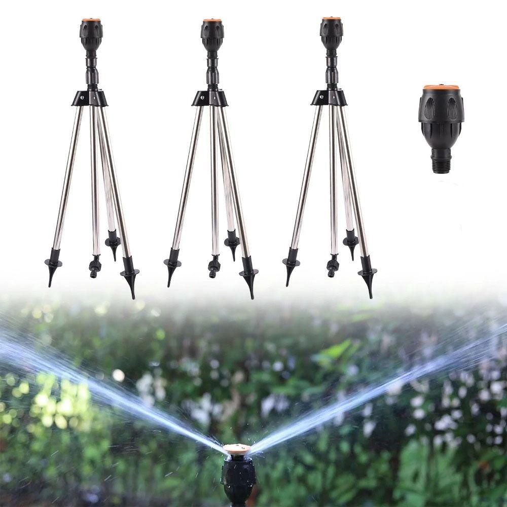Adjustable Range Tripod Sprinkler Telescopic Rotating Sprayer  Horticultural