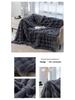 Tuscany Bubble Rabbit Fur Flannel Nap Blanket - Cozy Four-Season Coral Fleece Cover
