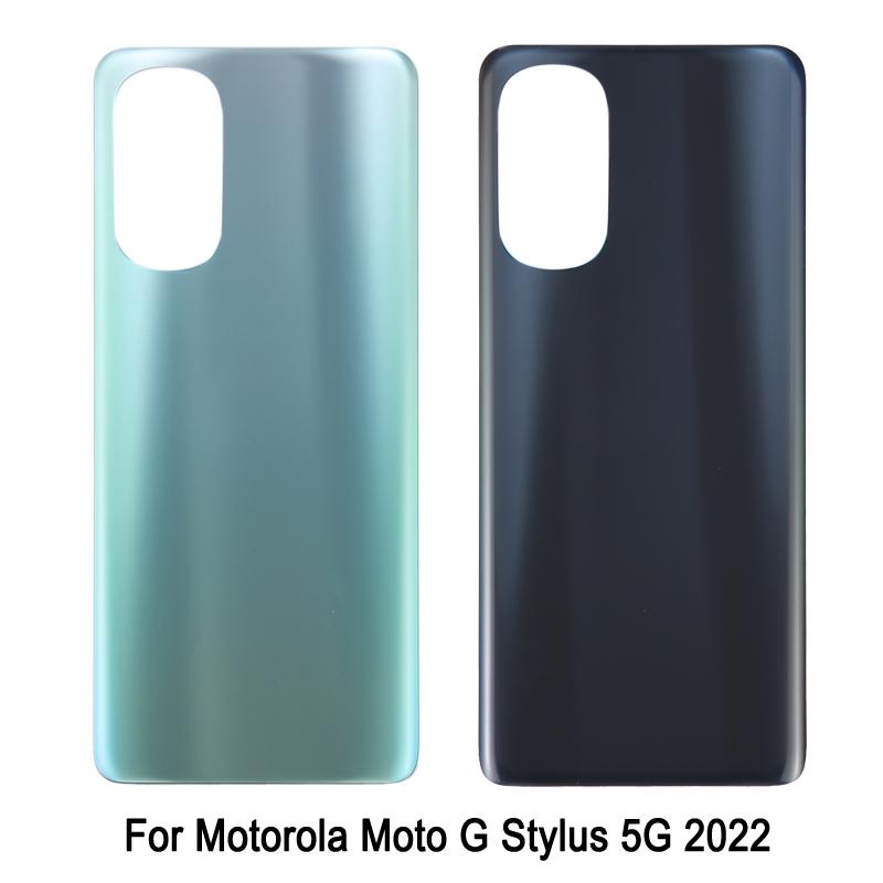 Высококачественная задняя крышка аккумулятора для Motorola Moto G Stylus 5G 2022 Задняя крышка с логотипом Запасная часть