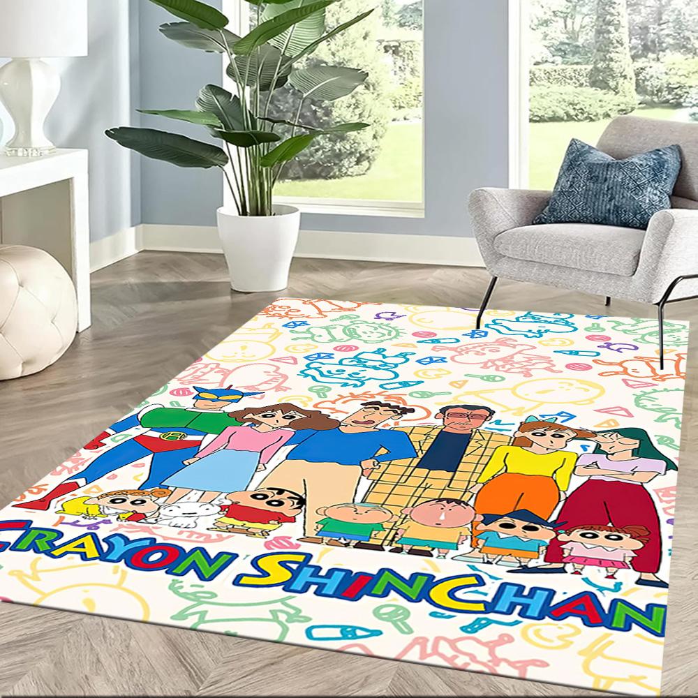 Crayon Shin-chan Adventure Square rugs are a great choice for living rooms, bedrooms, home décor, and as gifts.