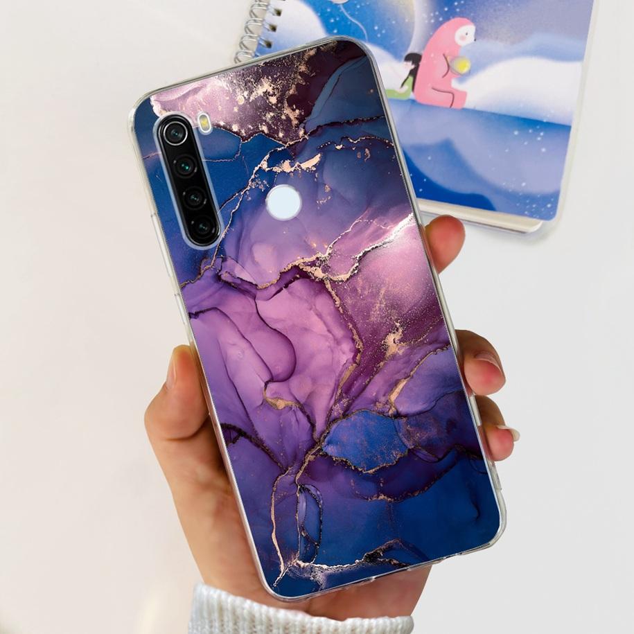 Для чехла Xiaomi Redmi Note 8T Note 8 2021 Чехол Популярный Мраморный Прозрачный Силиконовый Мягкий Funda Для Xiaomi Redmi Note 8 Pro Note8 Coque