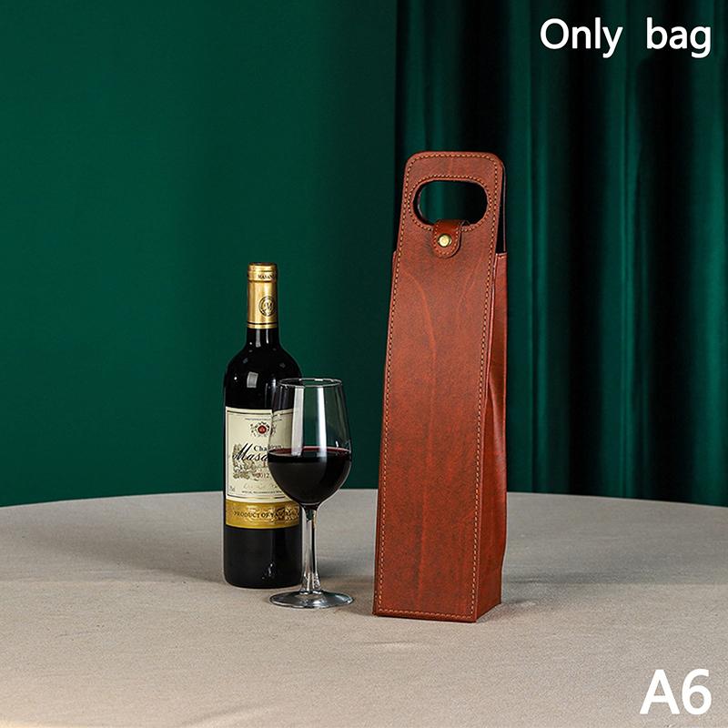 Подарочный пакет для вина, многоразовая кожаная сумка для вина, двухслойная сумка для шампанского, пива, подарочные пакеты для переноски на день рождения, девичник