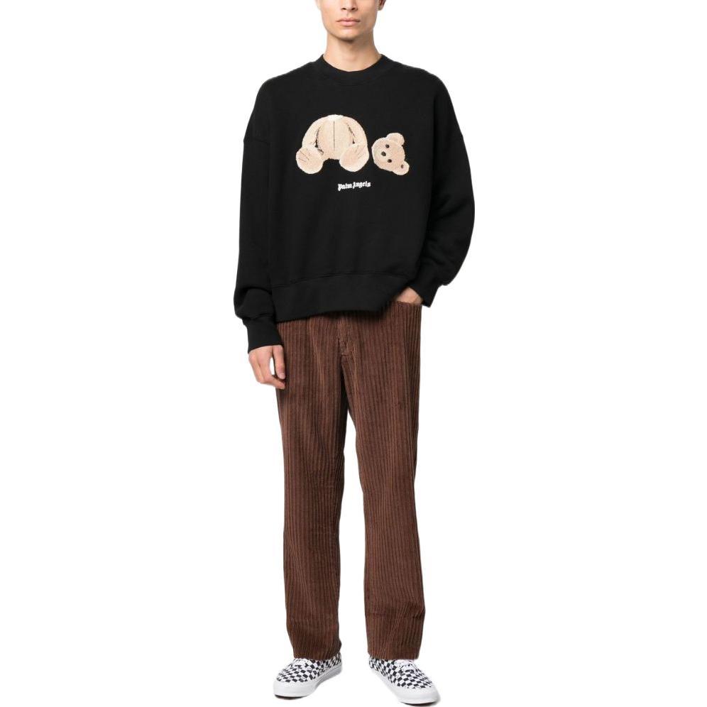 Palm Angels Bear Crewneck Men's PMBA026C99FLE0051060