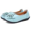 Moccasins Soft Genuine Leather Flat Shoes Women Flats with Flowers Ladies Shoes Women Designers Loafers Slip On Ballerina