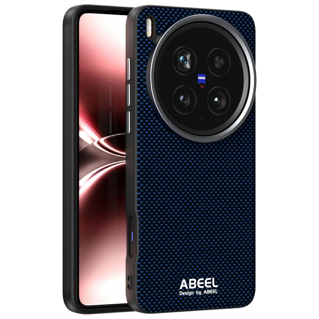 ABEEL For vivo X200 Ultra 5G Magnetic Case Printed PC TPU Aluminum Alloy Leather Phone Cover