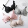 Women Gathered Supported Without Steel Ring Bra Sexy Adjustable Bra Thick Non-empty Cup Lingerie Anti-sagging Underwear