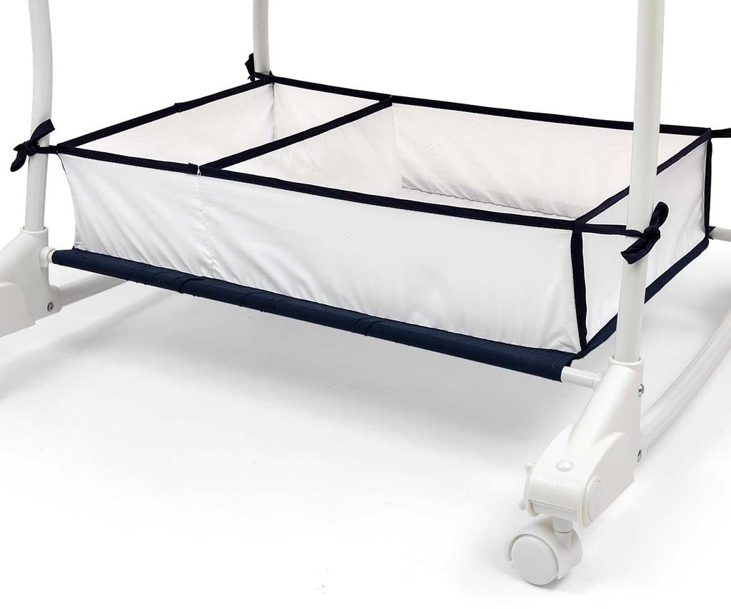 MILLY MALLY 5430 Колыбель Dream On - ПРОСТОЙ СЕРЫЙ