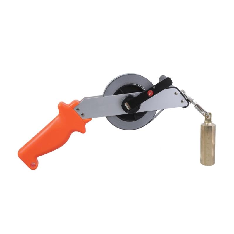 Масломерная лента с латунным лотом, двухсторонняя шкала, стальная масломерная лента для точного измерения глубины в резервуарах