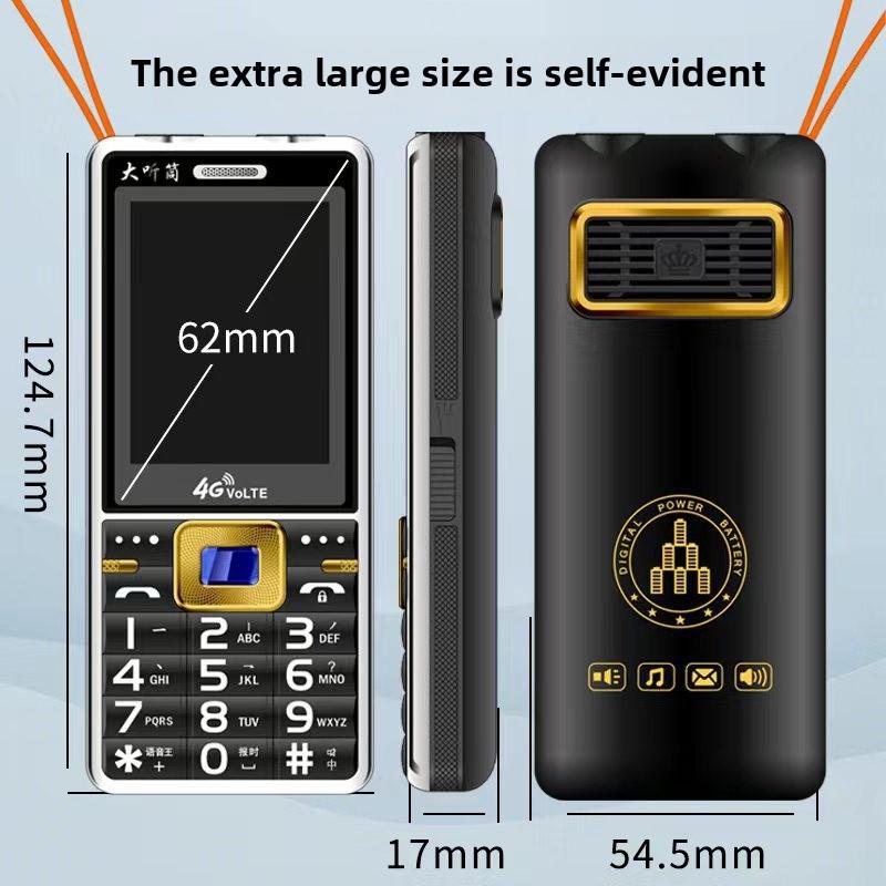 Elderly Machine Elderly Machine Mobile Phone Large Screen Large Characters Loud Long Standby 4G Full Netcom