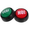 2 шт. Кнопка «Да» со звуком, Кнопка «Нет» с зуммером, Детская игрушка, Электронный розыгрыш, Забавная, Ответ «Круга»