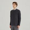 FERRAROMILANO Waffle Knit Round T-Shirt Dark Gray (Am0Eks15237)