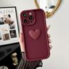 S 24 23 22 21 20 Cute 3D Love Heart Matte Case On Samsung Galaxy S24 S23 S22 S21 S20 FE Plus Ultra 5g Women Silicone Back Cover