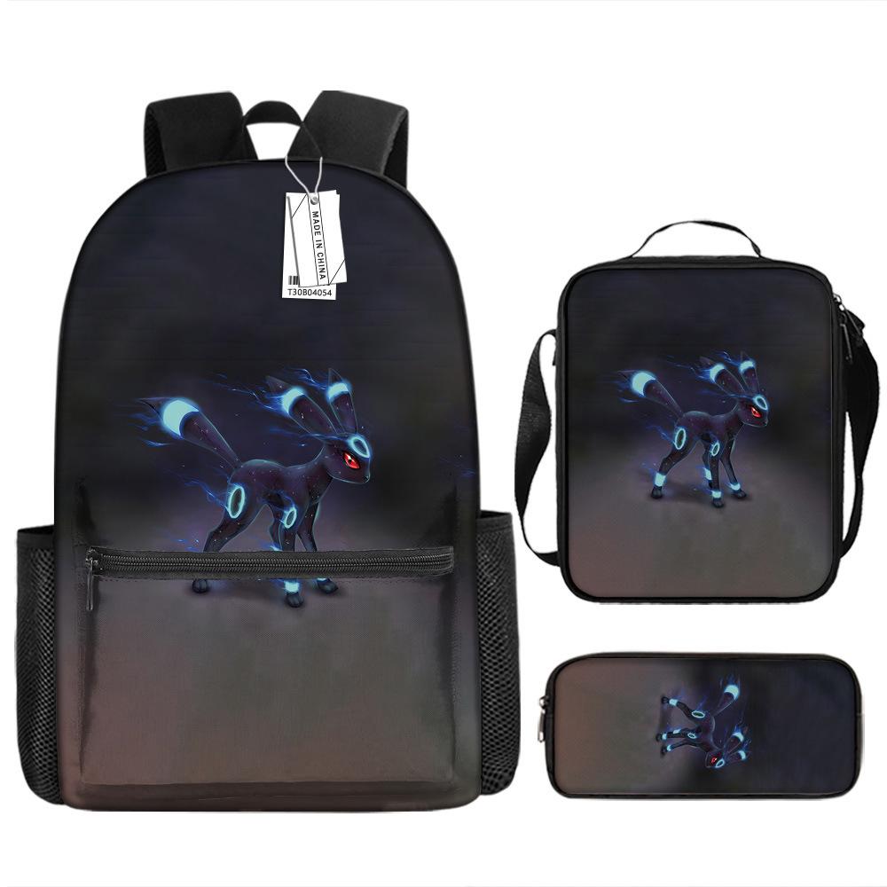 Школьный сезон Студент Школьная сумка Покемон Рюкзак Pokémon Мультяшная сумка Пенал