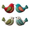 Handmade Felt Bird Ornament, Vintage Embroidery Bird Hanging Decoration, Handcrafted Colorful Bird Christmas Tree Ornament