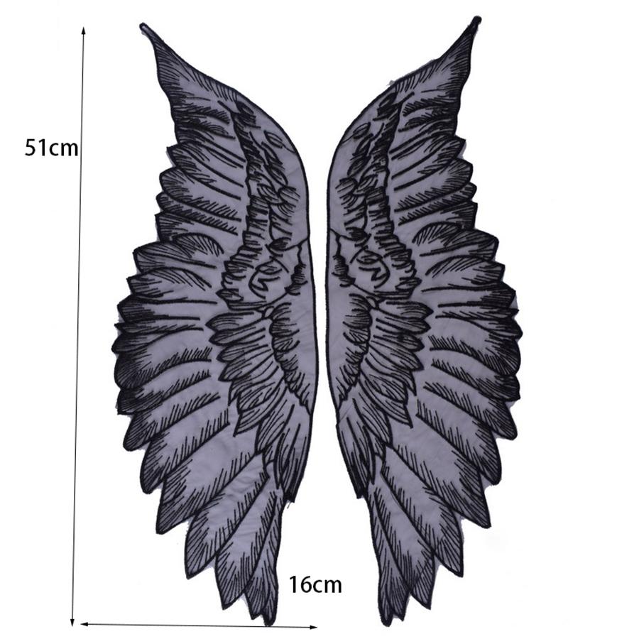 1 пара африканских кружевных тканей с крыльями ангела, свадебные украшения, отделка, сделай сам, водорастворимая вышивка, широкие кружевные ткани