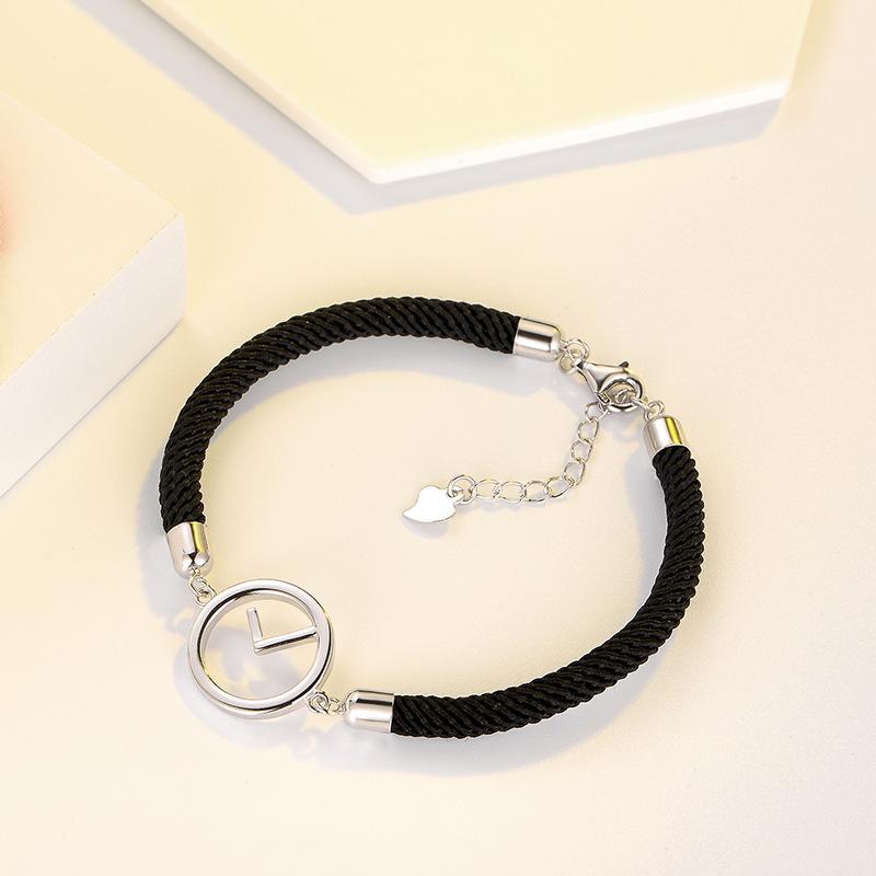 S925 пожизненный браслет-часы для пары, креативные украшения для мужчин и женщин, одна пара, корейская версия, упрощенная красная веревка на год рождения