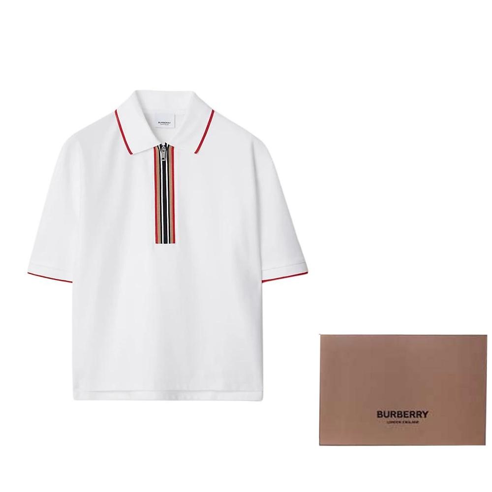Burberry Женская белая рубашка-поло 80844261