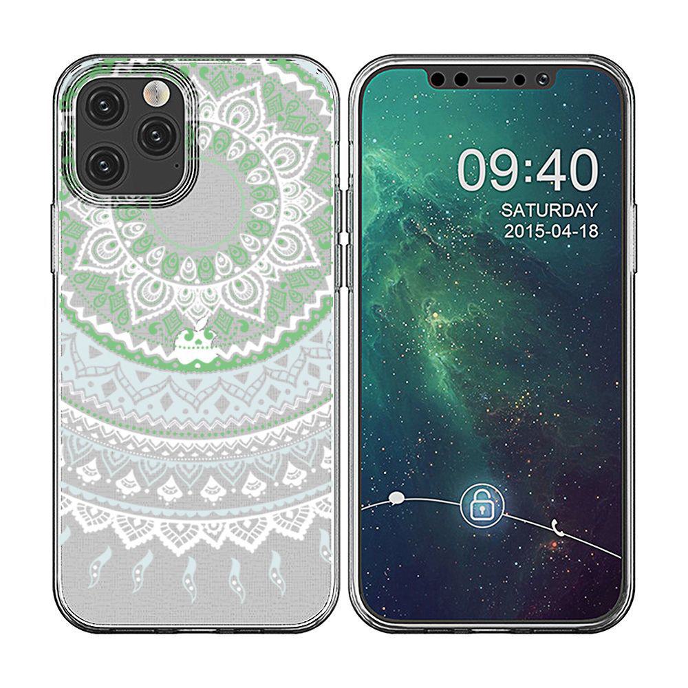 Чехол для мобильного телефона Apple 15 из прозрачного ТПУ 14PRO MAX с кружевным тиснением Soft Shell