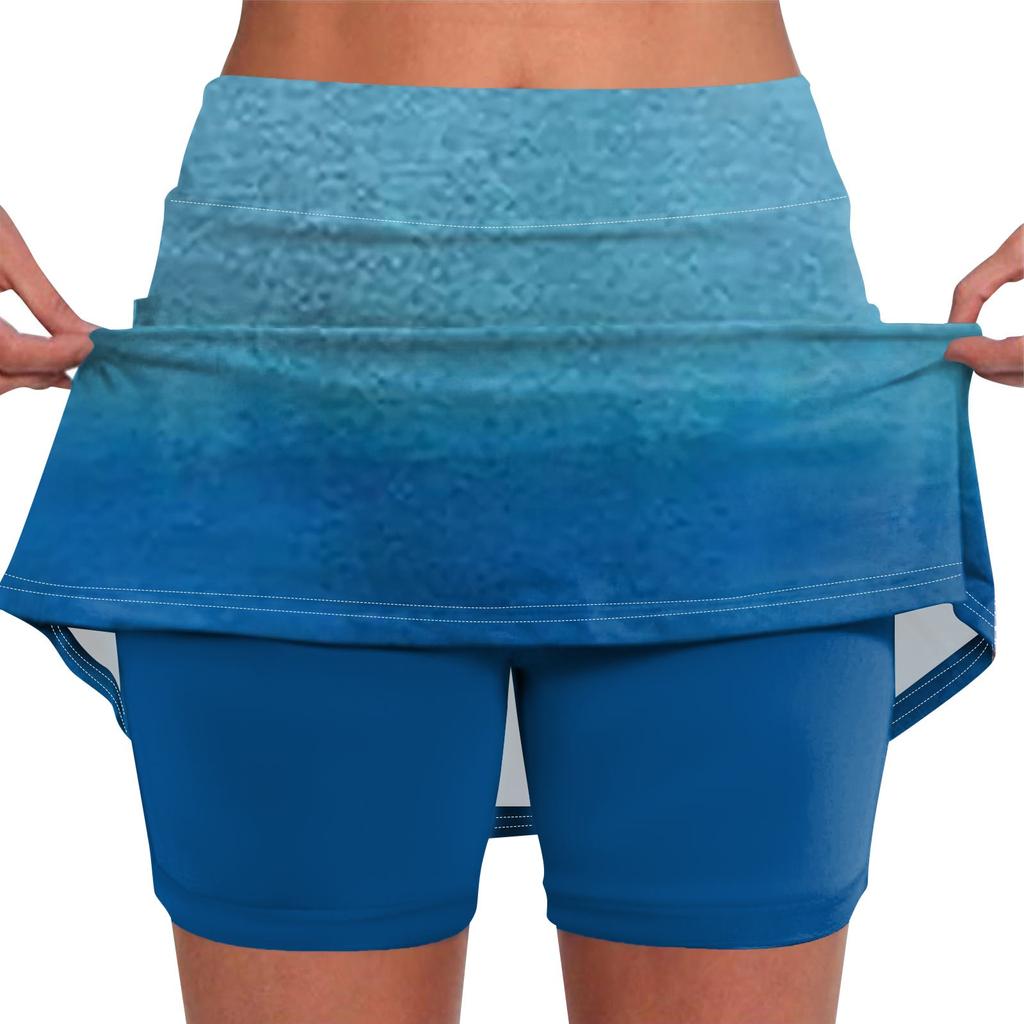 Эластичные брюки-кюлоты для йоги для женщин, спортивные шорты с принтом, легкие узкие однотонные бегуны с высокой талией