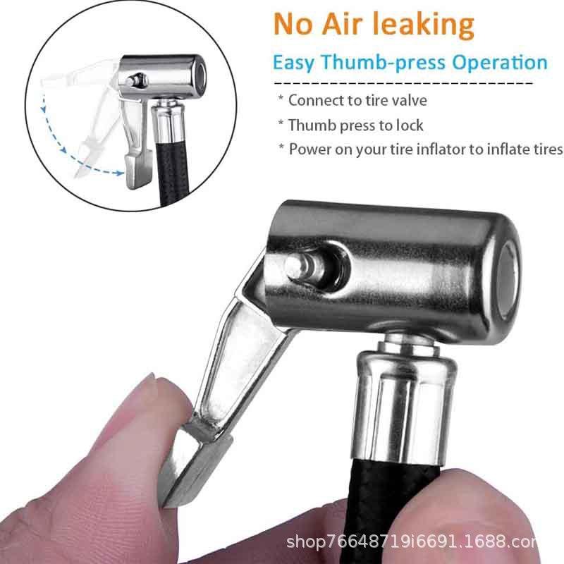 Car Air Pump Extension Hose Quick Inflation Tube with Deflation for Inflator