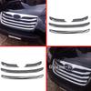 Автомобильный чехол ABS Хромированная отделка Для Hyundai Santafe Santa Fe 2006 2007 2008 2009 2010 2011 2012 Передняя верхняя решетка Рамка решетки Накладка