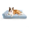 Подушка для кровати Кровать для собаки Кровать для питомца Диван-кровать для питомца Летняя прохладная кровать Моющаяся Пушистая кровать для сна собаки Водонепроницаемая Уход за пожилыми собаками Профилактика пролежней