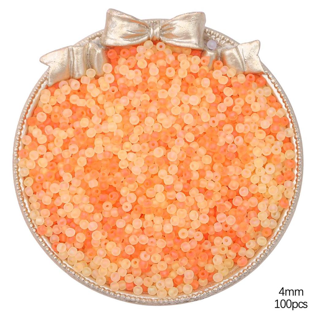 Высококачественные матовые стеклянные бусины-бисер разных цветов для изготовления украшений своими руками