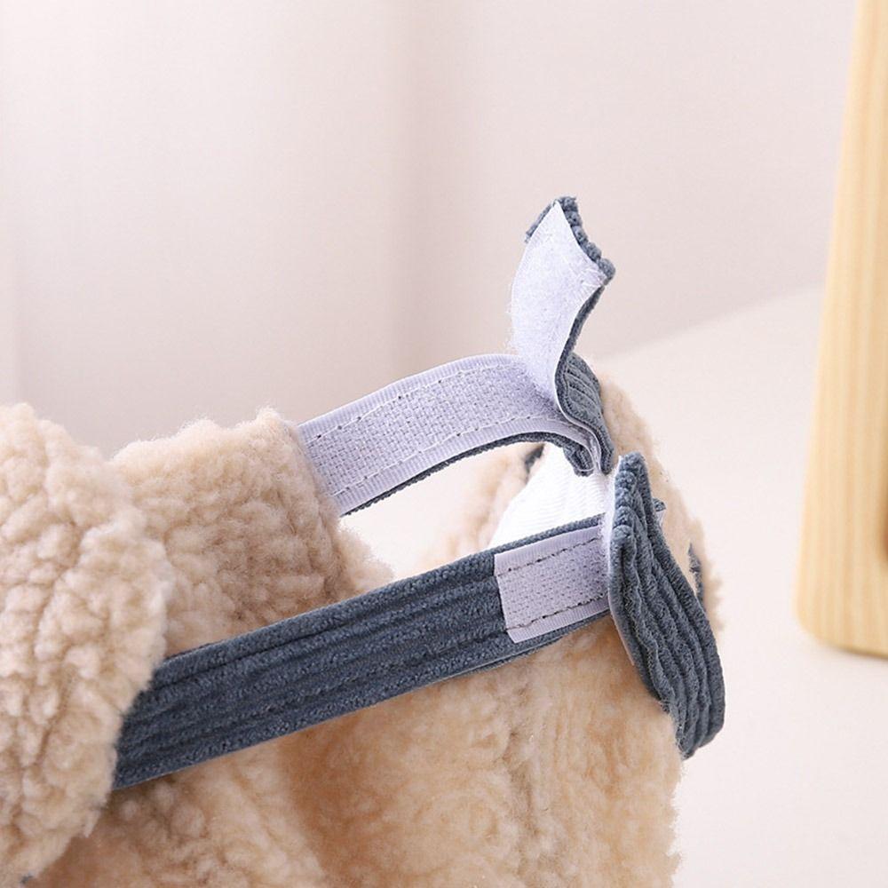 Earmuff Baby Baseball Cap Cute Bear Lei Feng Hat Winter Kids Peaked Caps  Toddler