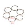 100Pcs/Lot Key Rings Diy Metal Key Holder Split Rings Hoop Metal Loop Keychain
