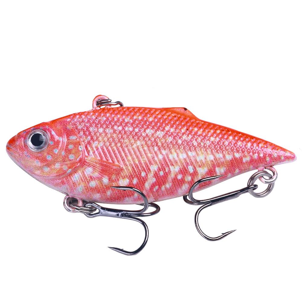 1pcs  Lipless Crankbait Rattling VIB Artificial Fishing Lure  Long Casting Sinking Wobbler Plastic Hard Bait