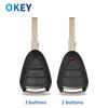 Okey Крышка корпуса ключа автомобиля 2/3 кнопки Для Porsche Boxster S 2S 4S Turbo Для Cayman 911 987 996 997 Carrera 911 Targa