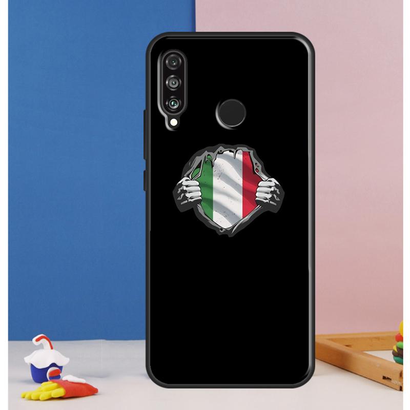 Чехол с флагом Италии для Huawei Nova 12s 7i 8i 11i 12i 9 10 SE Y73 Y90 Y70 Y72 Y61 Y91 P30 P40 Lite P60 Pro