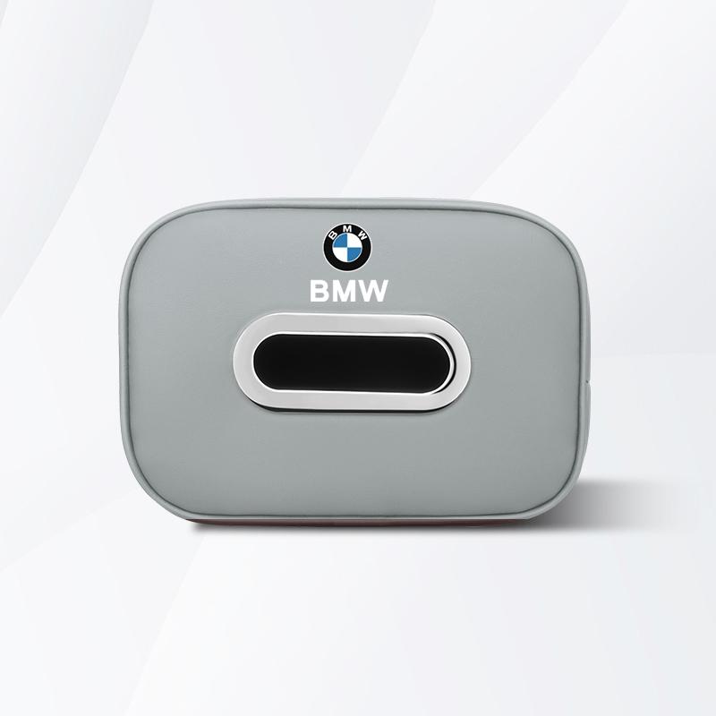 Car Tissue Box Leather Tissue Storage Bag For BMW E46 E60 E90 E39 E87 E36 E92 E70 E91 X3 X5 X1 X2 X4 X6 X7 E28 Keychain