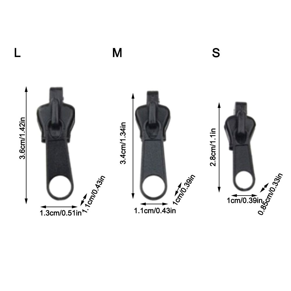 6Pcs Backpacks Purses Repair Repairing Zippers DIY Sewing Sewing Accessories Replacement Zippers