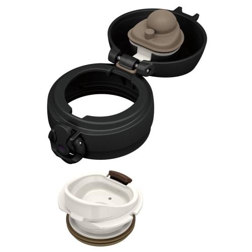 Thermos Water Bottle Vacuum Insulated Mobile Mug 500ml Jet Black JNL-503 JTB