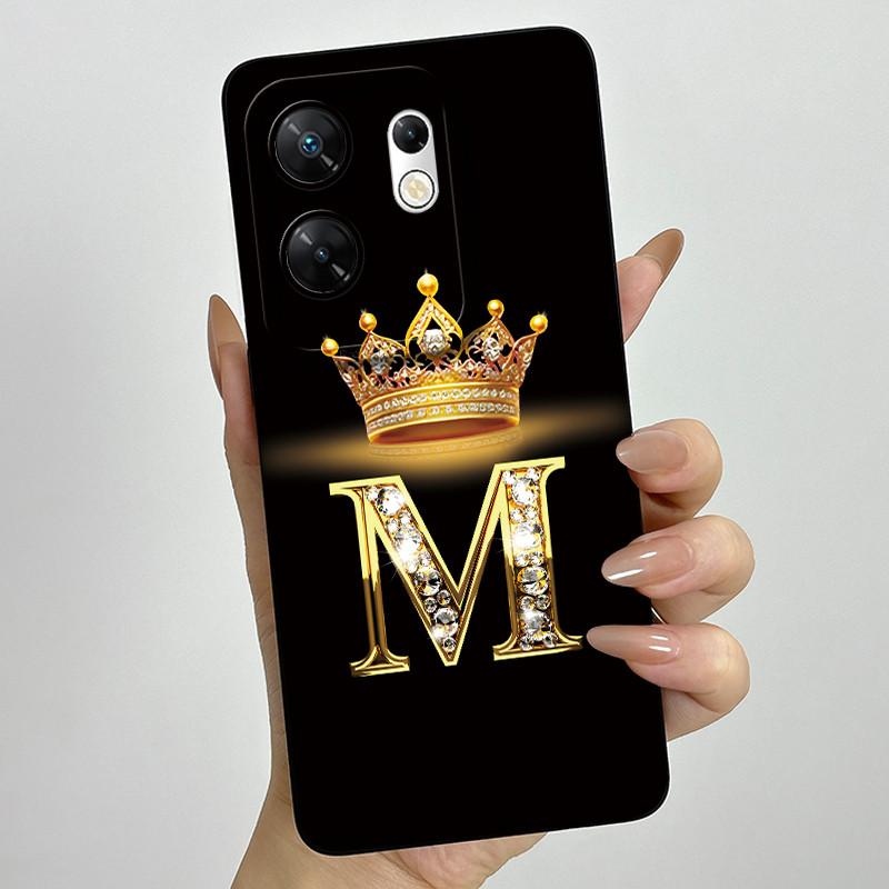 Чехол для infinix Zero 30 4G 5G Чехол X6731 Буквы Короны Мягкий Силикон Ударопрочный Чехол Для Infinix Zero30 4g Чехлы X6731B Funda