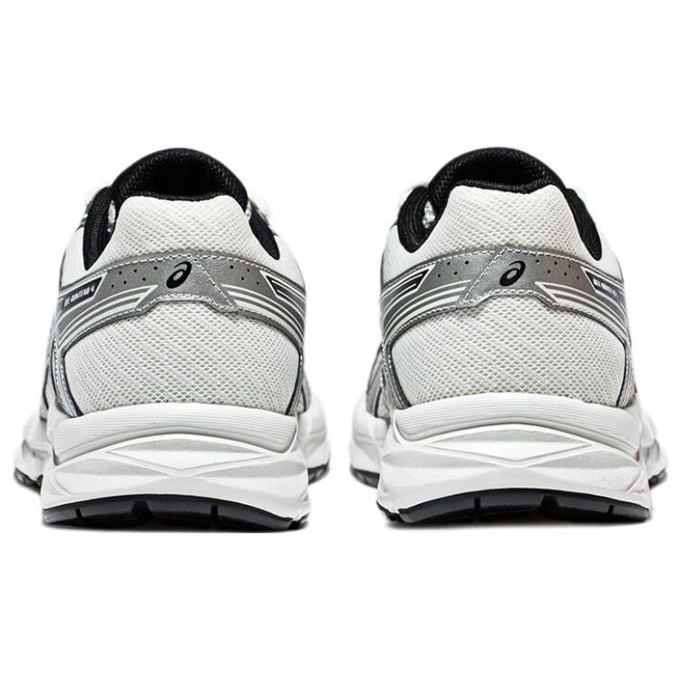 Asics Gel-Contend 4 Двухслойная Удобная Амортизация Износостойкая Дышащая Низкий верх Кроссовки для бега Женские кроссовки Серебристый Черный 1012B732-103