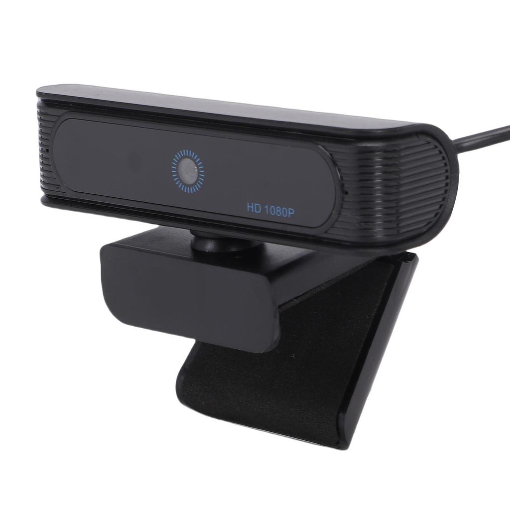 FHD 1080p Facial Recognition Webcam 2MP 30FPS Fixed Focus USB Webcam Built in Mic Support for Windows 11 10 Desktop