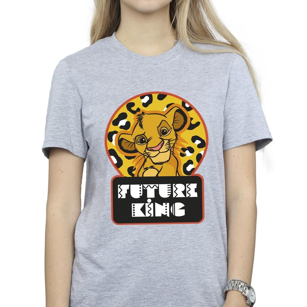 Disney Womens/Ladies The Lion King Future Simba Cotton Boyfriend T-Shirt