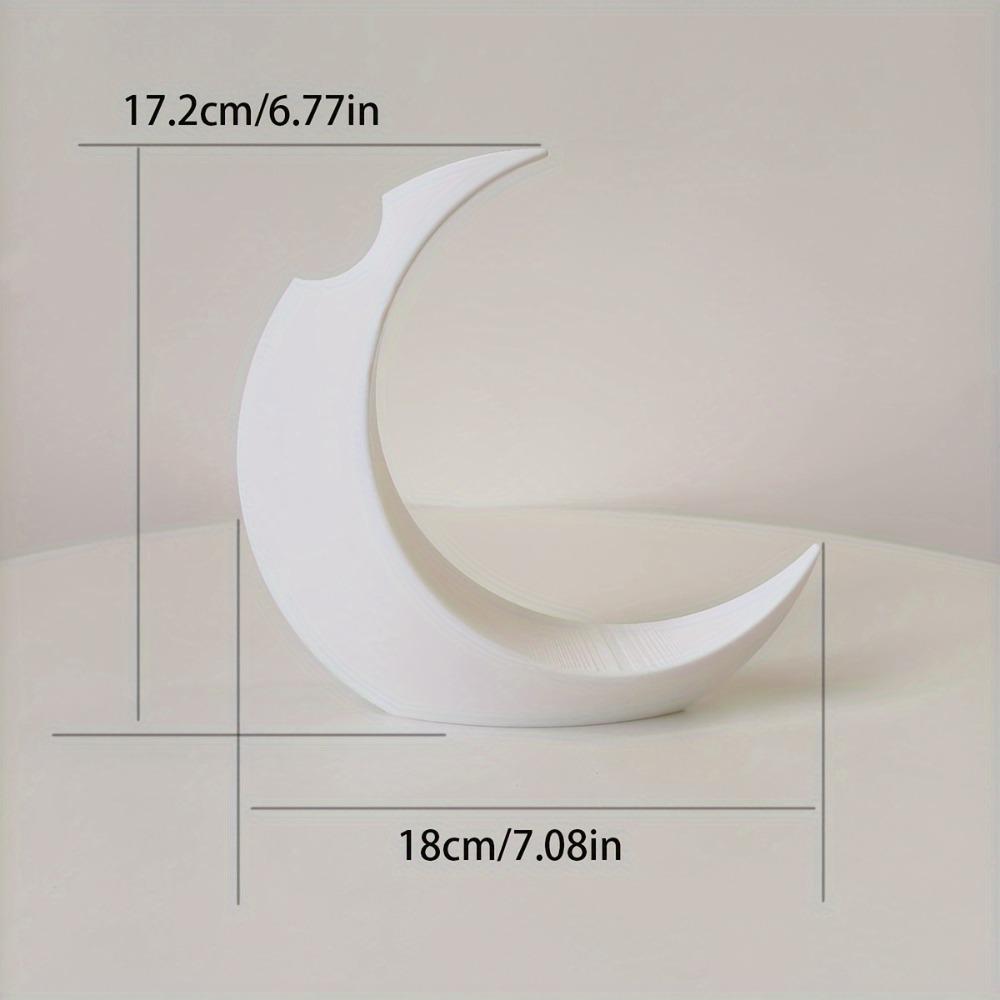 Ваза для сухоцветов, напечатанная на 3D-принтере, Кашпо для искусственных цветов, Композиция, Готическая лунная ваза для домашнего декора, Креативный подарок, Настольное украшение