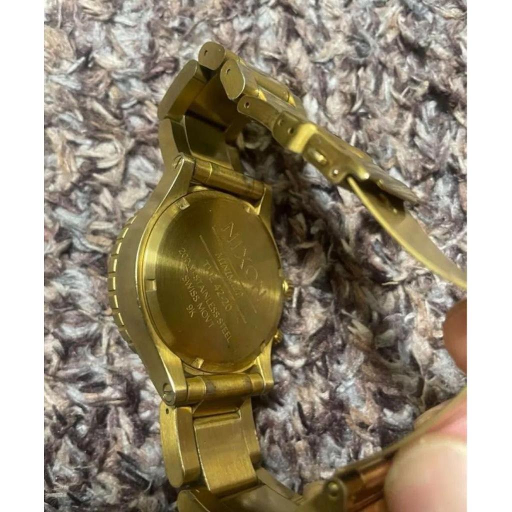 Б/у Nixon minimize 42-20 Nixon 9-каратное золото NIXON часы CHRONO Nixon хронограф