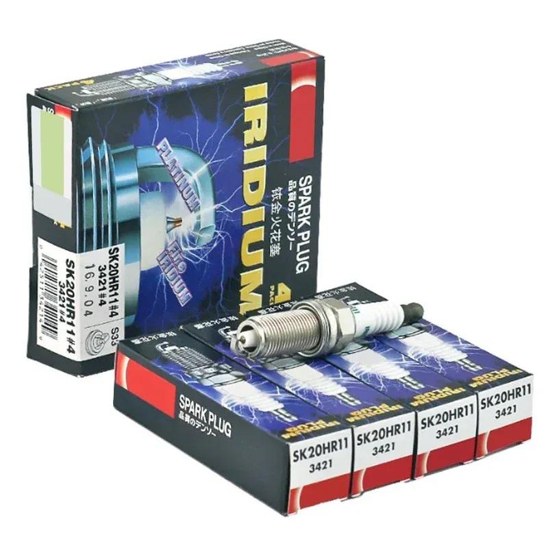 4/6 шт. иридиевые свечи зажигания 3421 SK20HR11 для Suzuki SX4 S-CROSS Vitara Toyota FJ Cruiser Fortuner Volvo S60 S40 C70 XC60 XC70 V50
