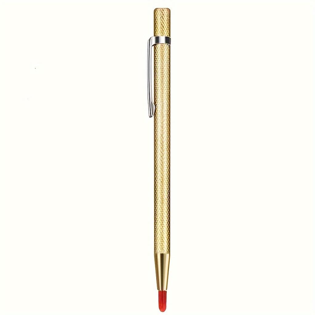 2/5Pcs Diamond Nib Titanium Pen, Precision Metalworking And Woodworking Tools For Cutting Glass, Tiles, Metal And Wood