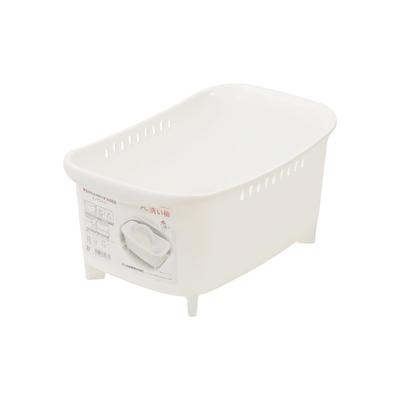 Pearl Metal Kitchen Mate HC-37 Таз для мытья посуды, Пластик, с Высокими ножками, Сливной пробкой, Ручкой и Сливным отверстием, Легкий, Сделано в Японии