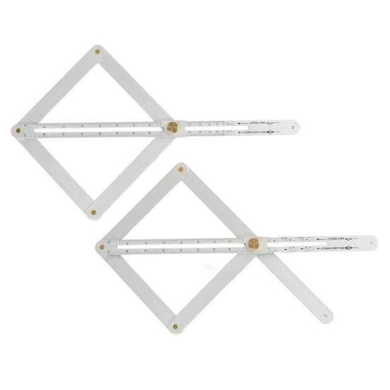 Diagonal Square Ruler Corner Angle Finder High Precise Easy To Use Portable Miter Saw Bevel Gauge Woodworking Ruler