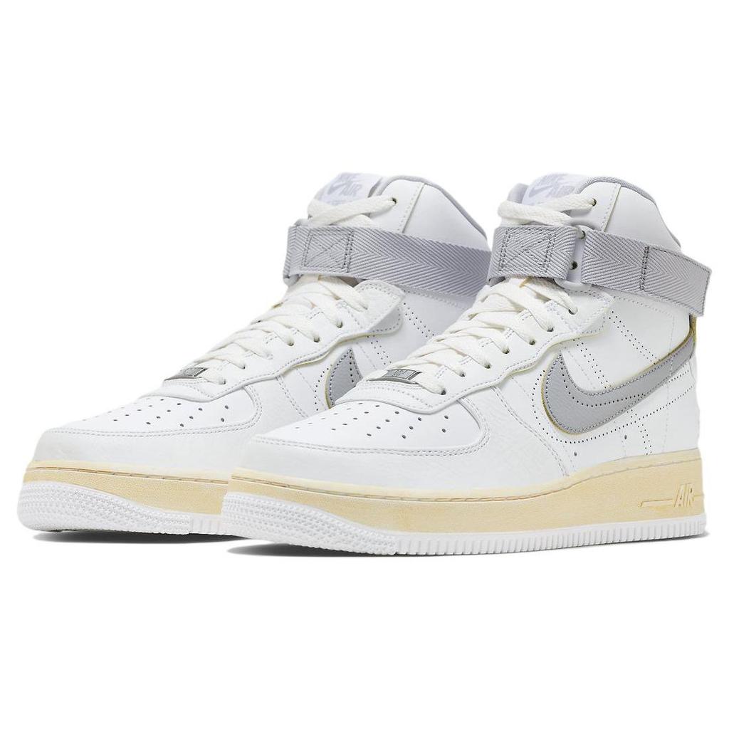 Nike Кроссовки Air Force 1 High 07 Premium White Wolf Grey унисекс DV4245-101